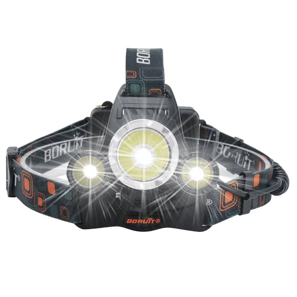 Lampe frontale LED 4 modes 6000K USB rechargeable - Camping et Randonnée - صورة 6