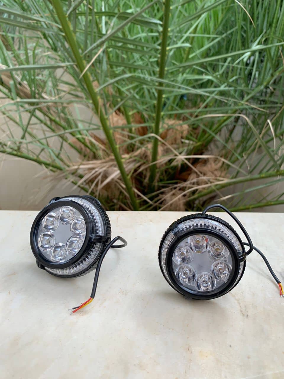 Lot de 2 Phares Antibrouillard 6 LED 12V-85V pour Moto - Accessoires Auto/Moto - صورة 5