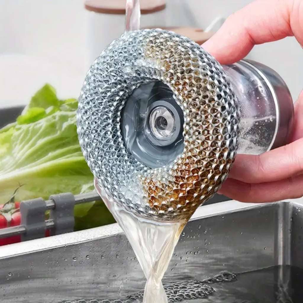 Brosse à Main avec Distributeur de Savon pour Cuisine – فرشاة يدوية بموزع صابون للمطبخ - Cuisine - صورة 3