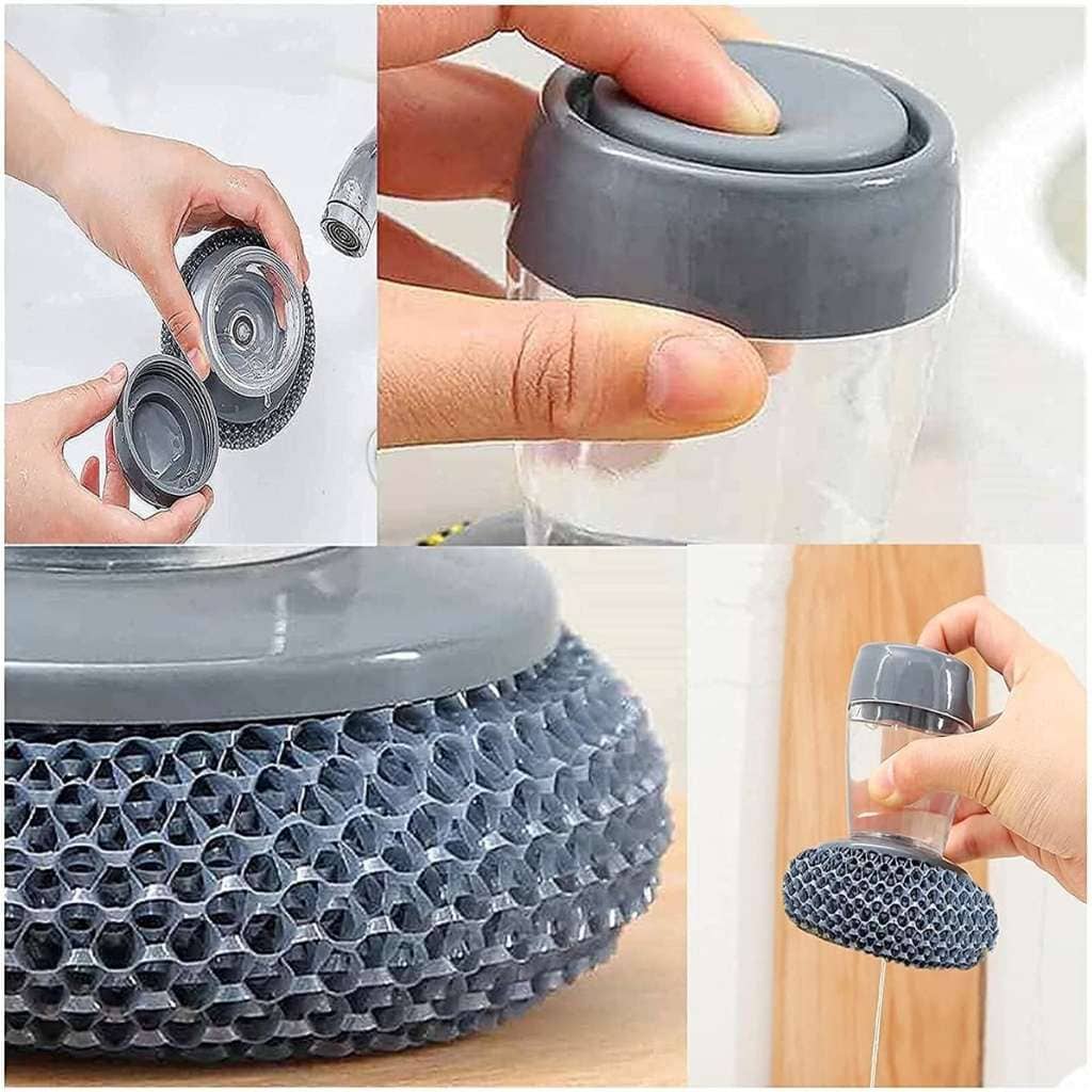 Brosse à Main avec Distributeur de Savon pour Cuisine – فرشاة يدوية بموزع صابون للمطبخ - Cuisine - صورة 8