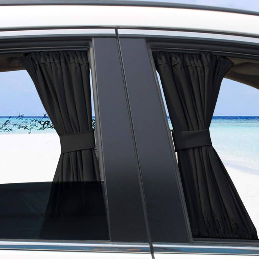 2Pcs Rideau glissé de fenêtre Protection UV pour Voiture  – ستار نوافذ جانبية في السيارة - Accessoires Auto/Moto - صورة 7