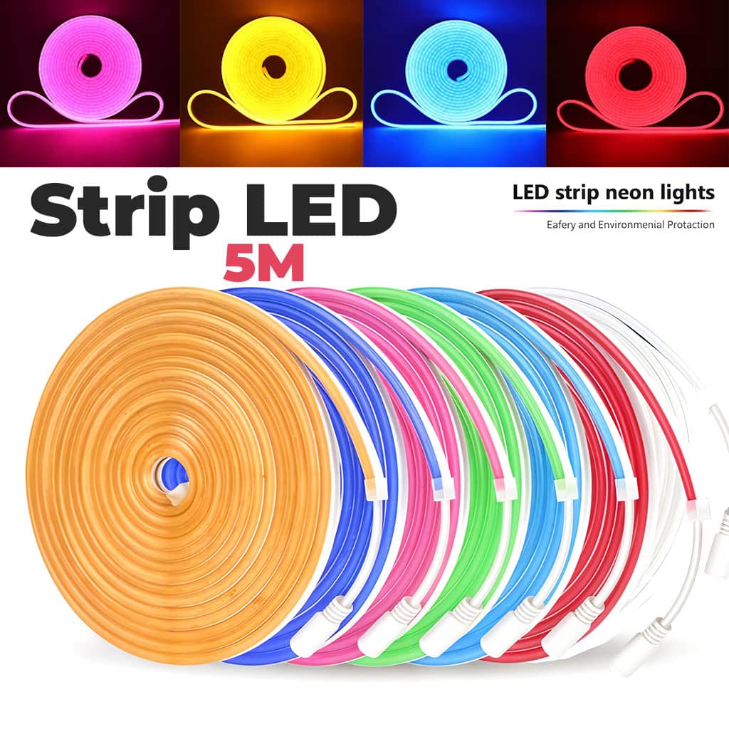Strip LED 5M Multicolor Effet Neon - شريط إضاءة ملون