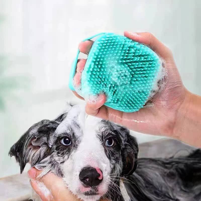 Brosse de Nettoyage et Distributeur De Shampoing en Silicone – فرشاة الحمام من السيليكون - Divers - صورة 5