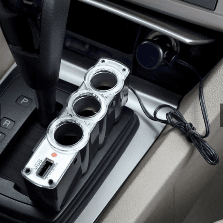 Triple Prise 12V/24V Allume-ci-gare USB Alimentation WF-0120 - Accessoires Auto/Moto - صورة 3