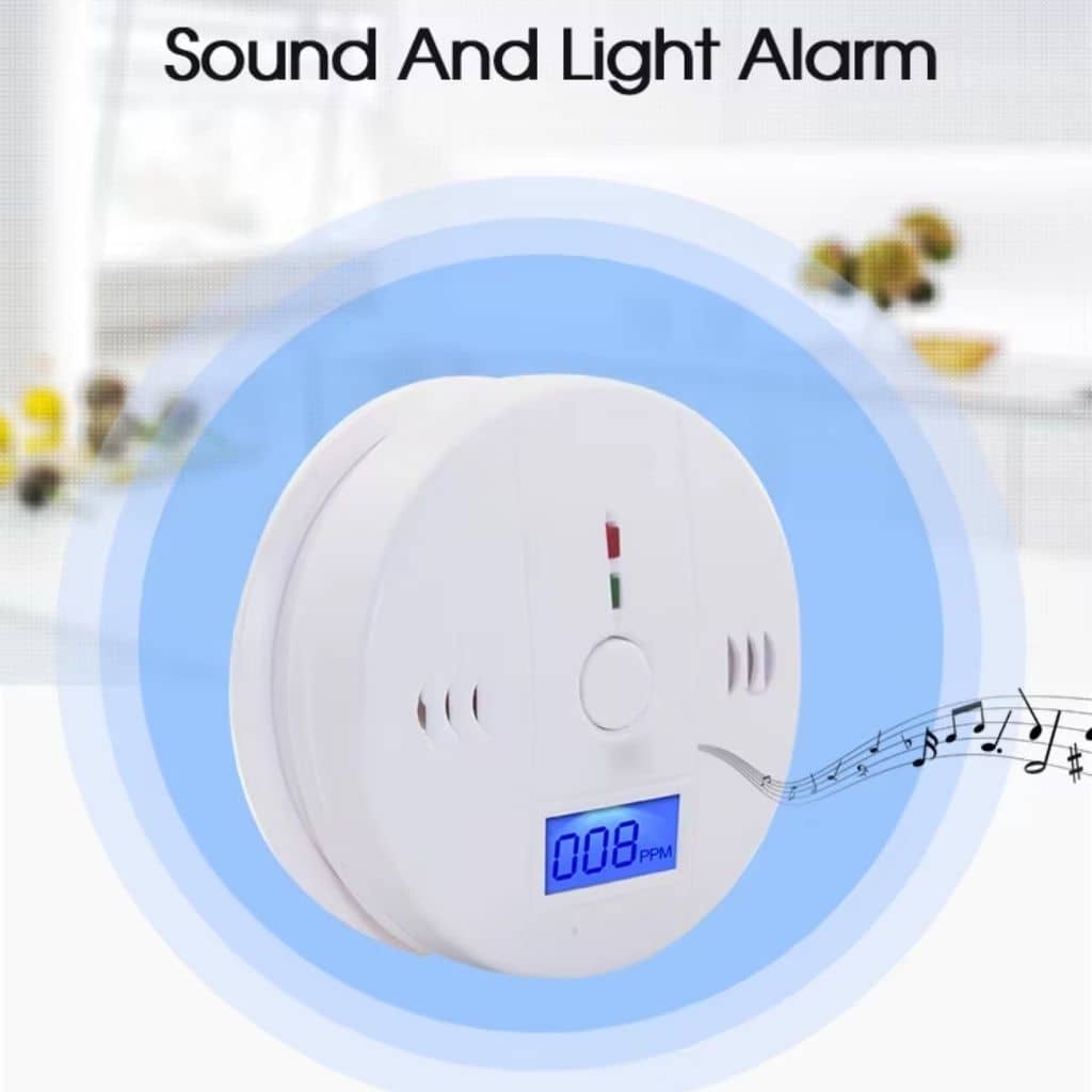 Alarme de monoxyde de carbone avec écran LCD - جهاز إنذار أول أكسيد الكربون  - Électronique - صورة 4