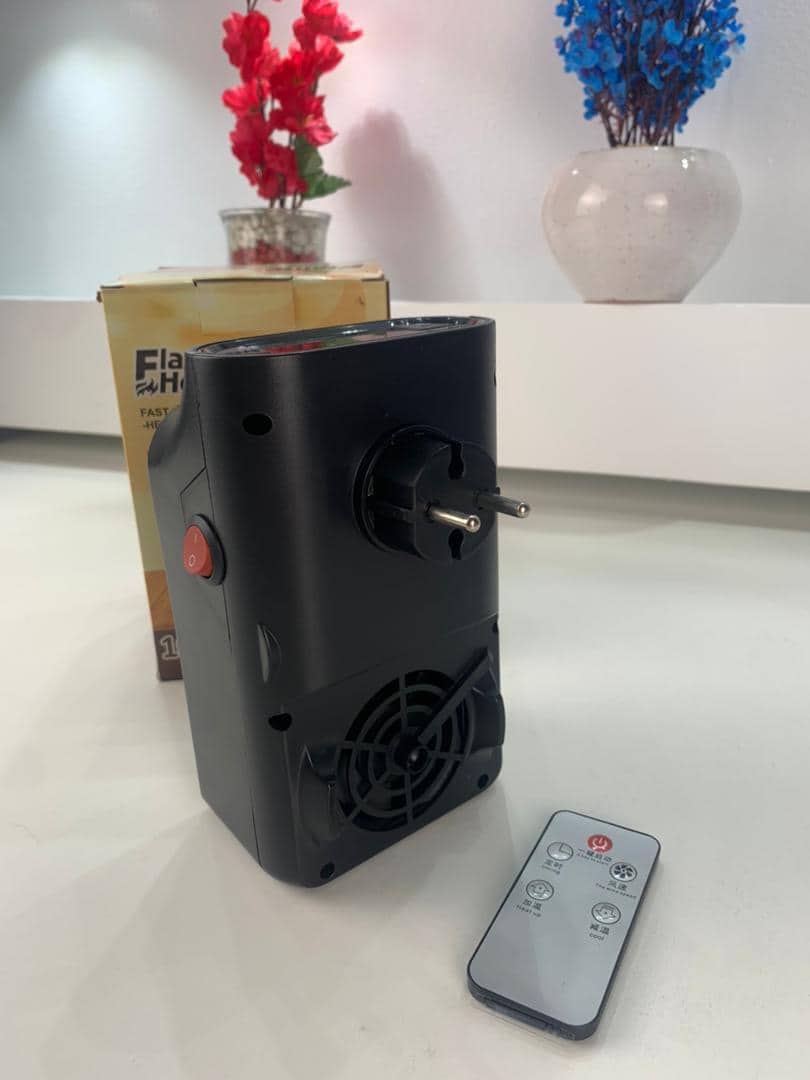 Chauffage Électrique Portable avec Effet Flamme 3D – مدفأة كهربائية محمولة بتأثير اللهب ثلاثي الأبعاد - Électronique - صورة 10