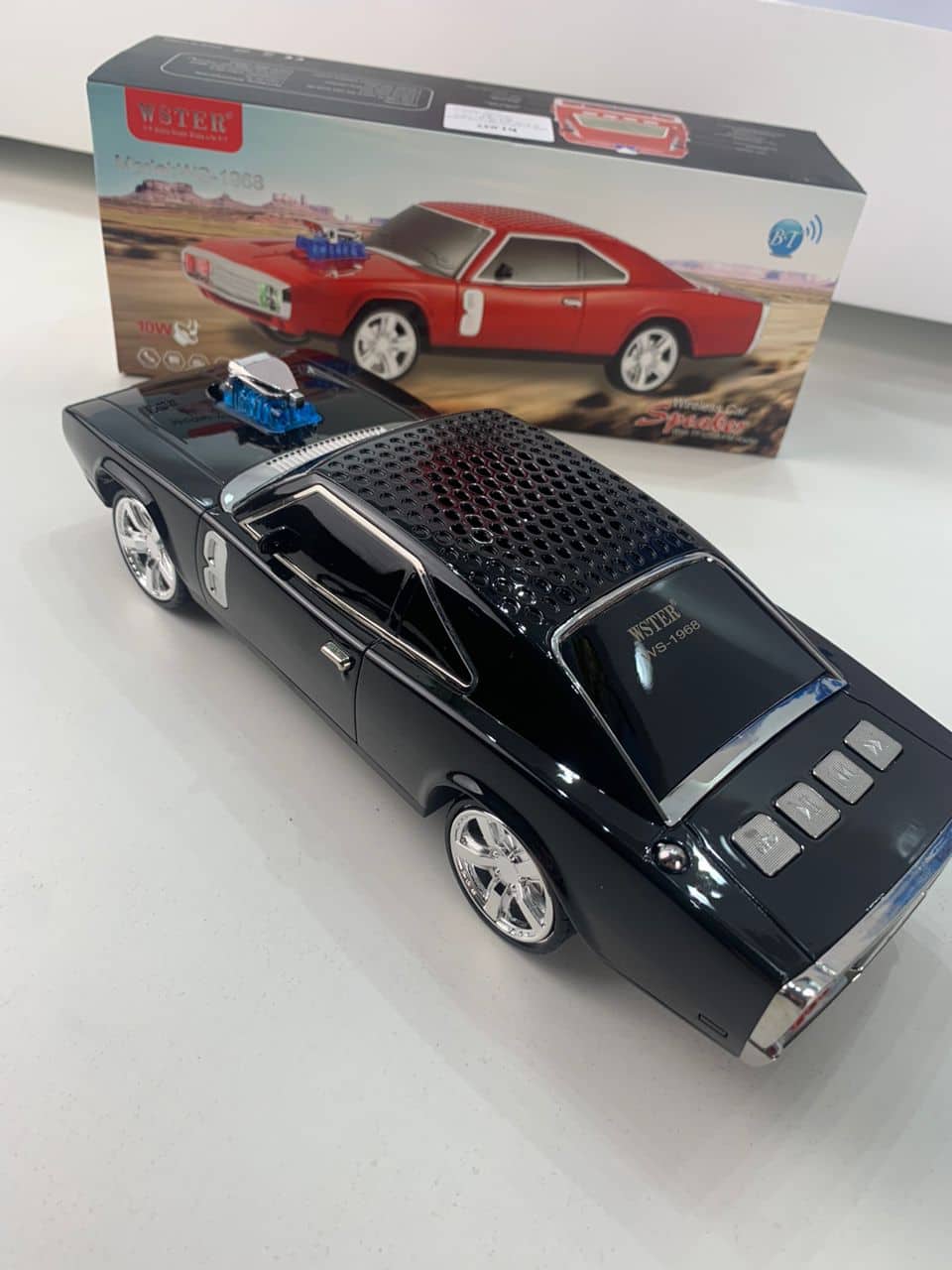 Voiture Haut-Parleur Bluetooth Sans Fil Rechargeable WSTER CAR 1968 – سيارة مكبر صوت بلوتوث لاسلكي - Électronique - صورة 9