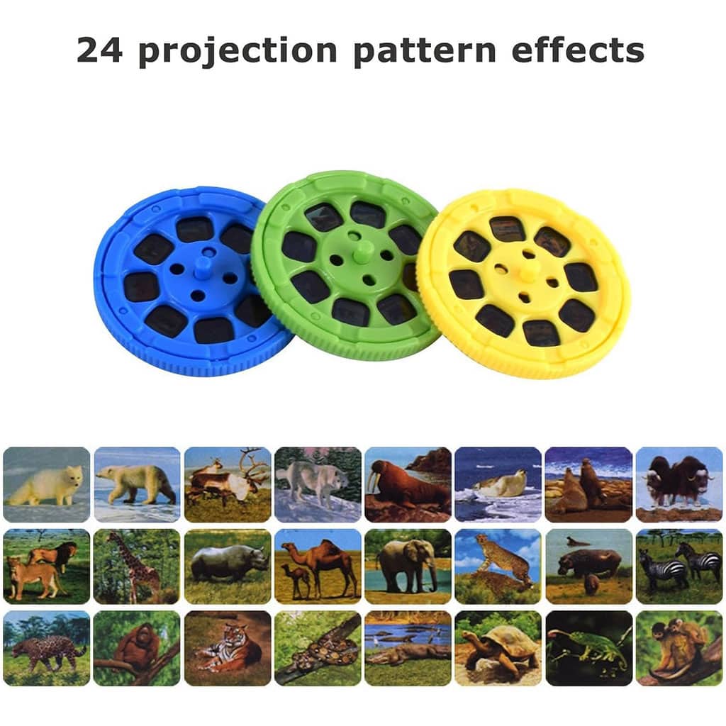 Projecteur Lampe de Poche pour Enfants avec 3 disques 24 Images - جهاز عرض الصور الملونة - Jouet & Gaming - صورة 7