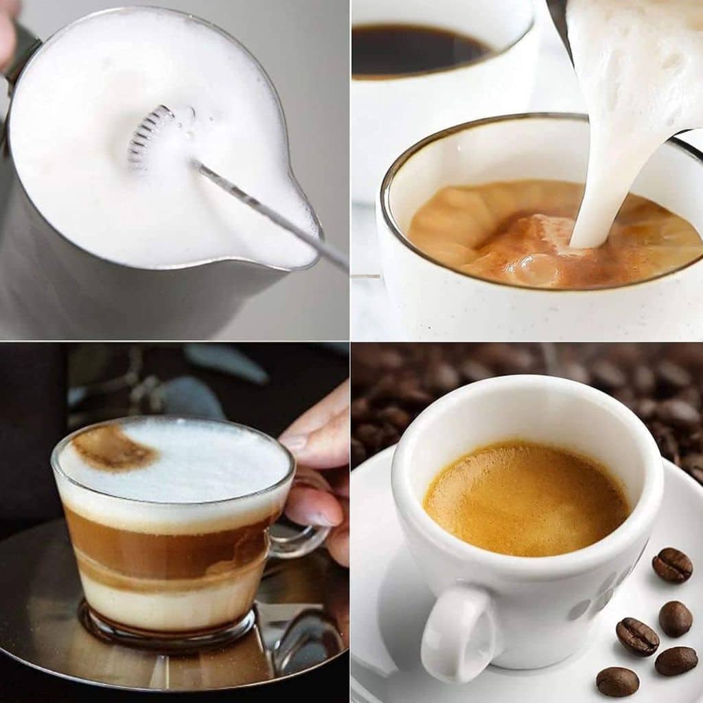 Mousseur à Lait 3 Vitesses Électrique Rechargeable – جهاز صنع رغوة الحليب الكهربائي القابل لإعادة الشحن - Cuisine - صورة 5