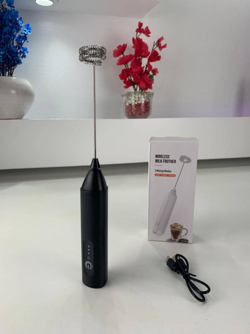 Mousseur à Lait 3 Vitesses Électrique Rechargeable – جهاز صنع رغوة الحليب الكهربائي القابل لإعادة الشحن - Cuisine - صورة 9