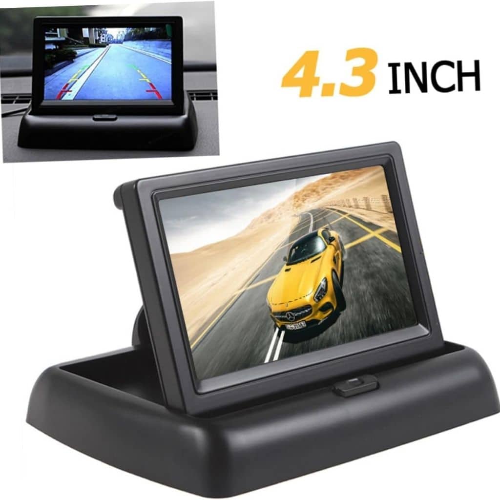 Ecran LCD Pliable 4,3 Pouces pour Voiture – شاشة للسيارة - Accessoires Auto/Moto - صورة 2