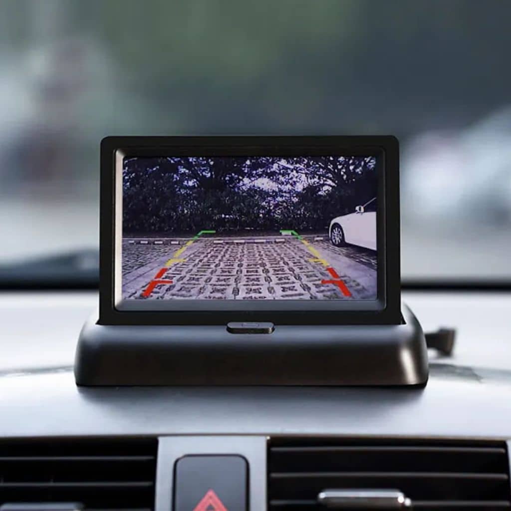 Ecran LCD Pliable 4,3 Pouces pour Voiture – شاشة للسيارة - Accessoires Auto/Moto - صورة 4