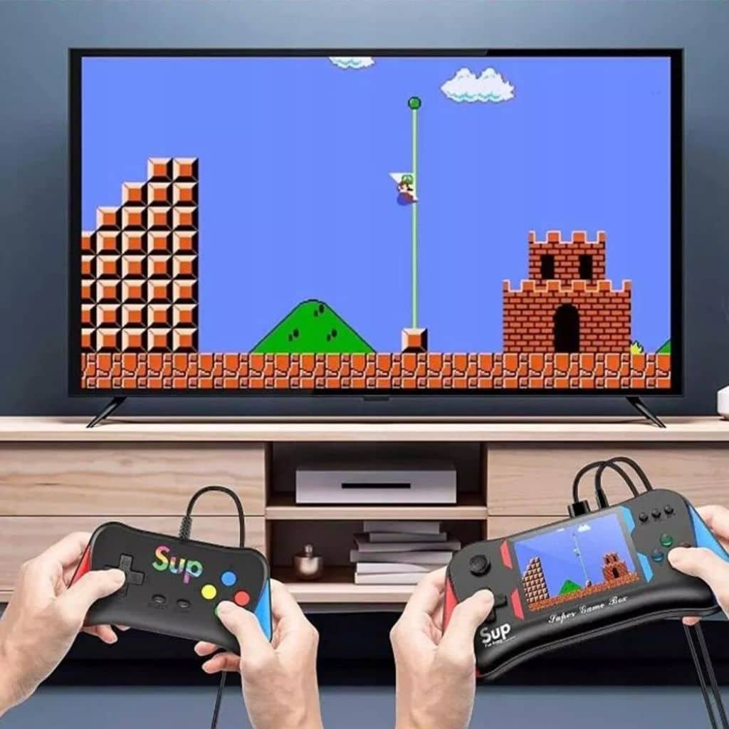 Console de Jeu 1-2 Jouer Portable Rétro Maizic Smarthome Dual – جهاز ألعاب محمول كلاسيكي - Jouet & Gaming - صورة 8