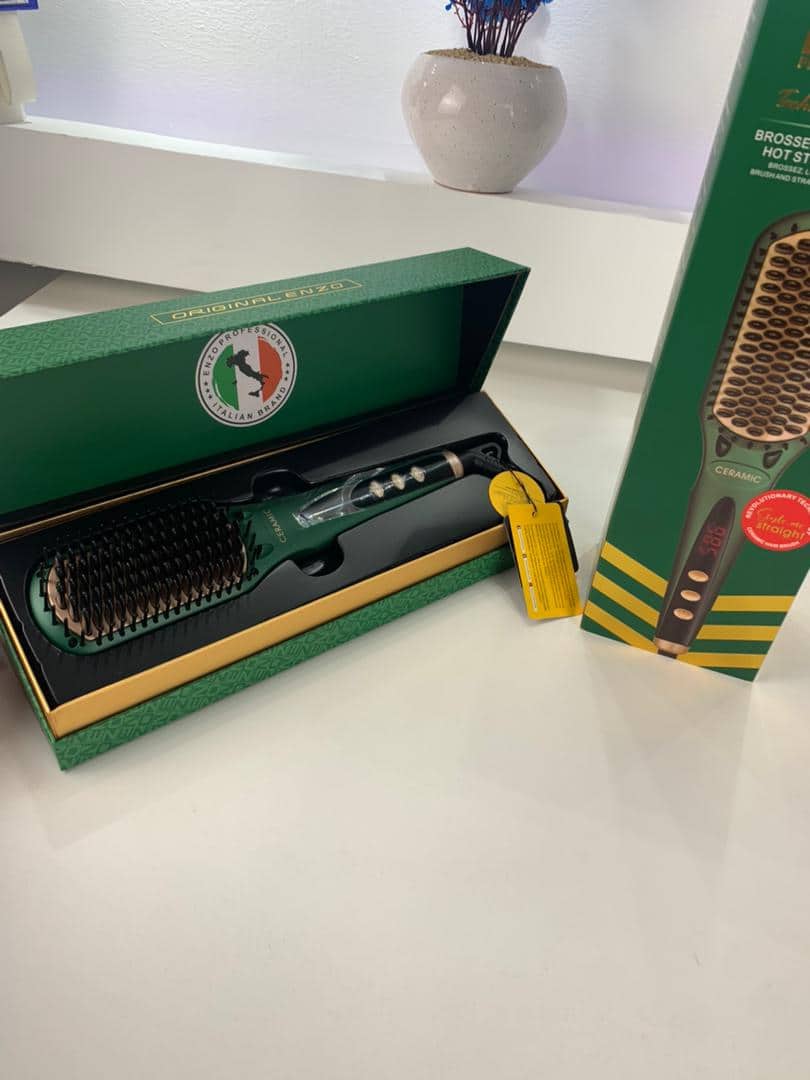 Brosse Lissante ENZO Haute Performance et Technologie Avancée – فرشاة الشعر - Soins et Beauté - صورة 9