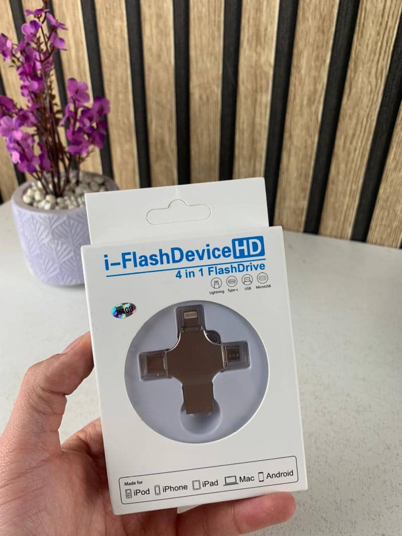 Clé USB 256GB i-Flash - 4 en 1 (Lightning + Micro + USB et Type-C Ports ) - Électronique - صورة 6