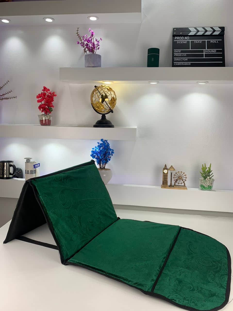 Tapis de Prière Sultan Pliable avec Dossier – سجادة صلاة سلطان قابلة للطي مع مسند ظهر - صورة 20
