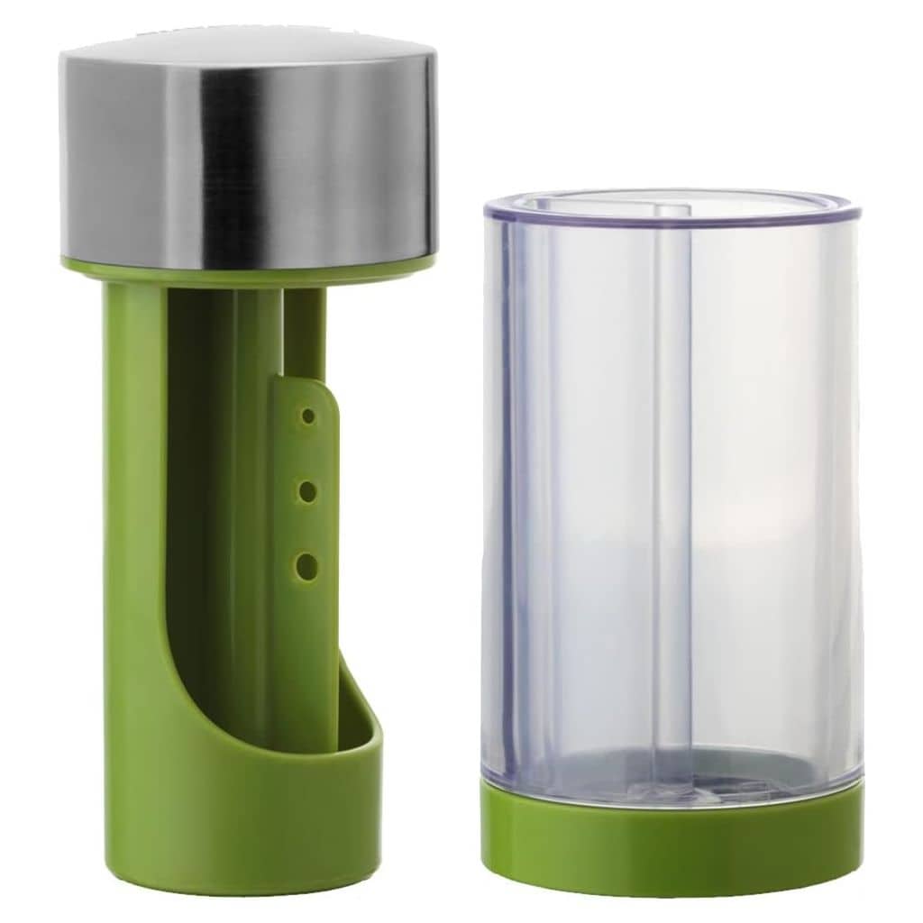 Moulin à Herbes Microplane en Acier Inoxydable 3en1 – مطحنة أعشاب - Cuisine - صورة 4