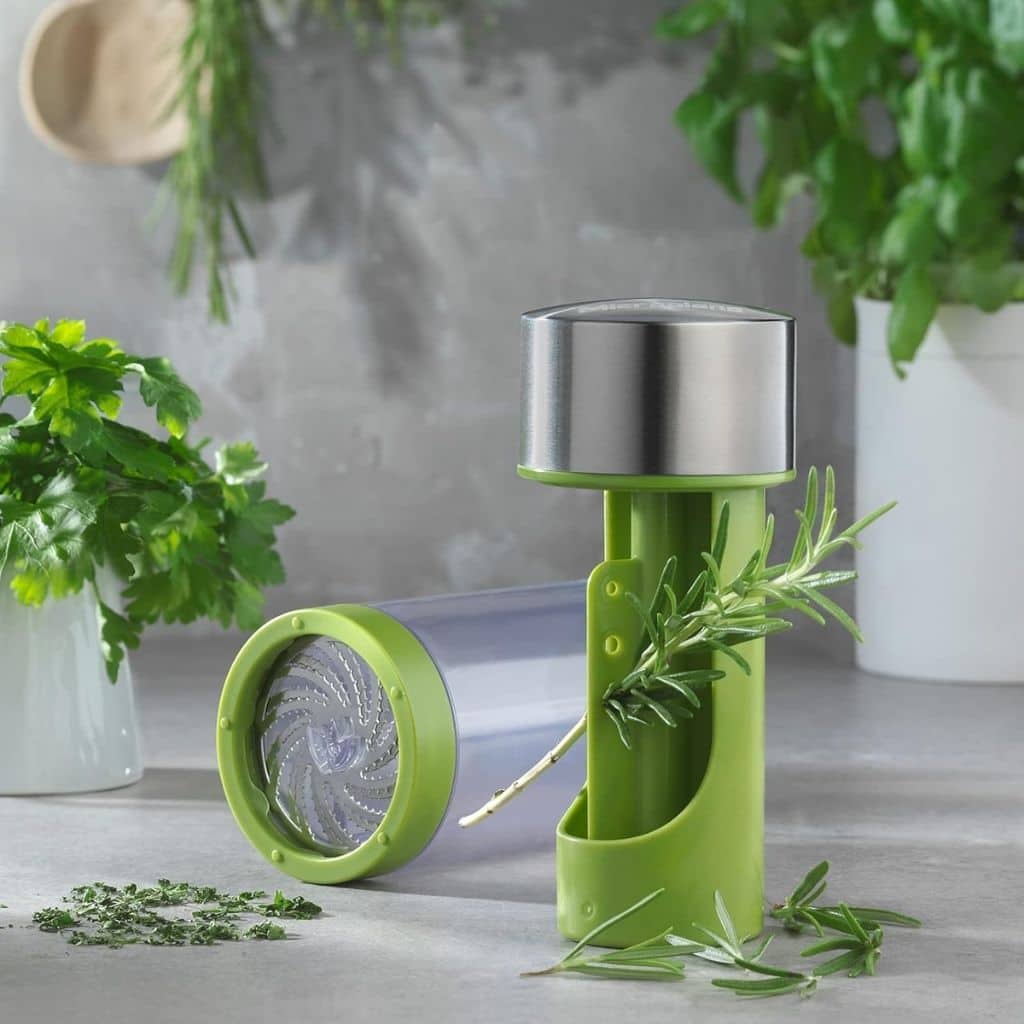 Moulin à Herbes Microplane en Acier Inoxydable 3en1 – مطحنة أعشاب - Cuisine - صورة 6