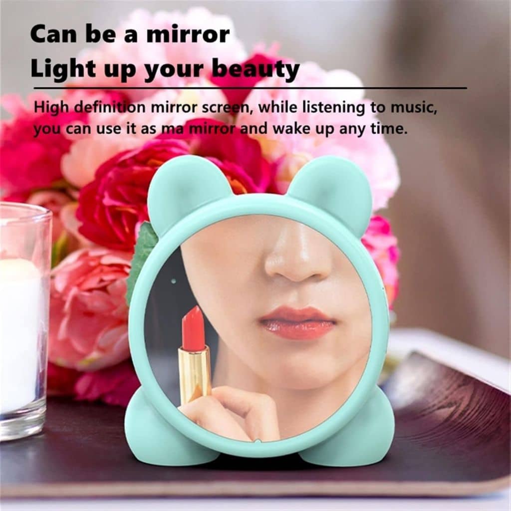 Réveil Numérique Sans Fil avec Affichage LED Miroir et Haut-Parleur Bluetooth - منبه رقمي لاسلكي بشاشة مرآة ومكبر صوت بلوتوث - Électronique - صورة 5