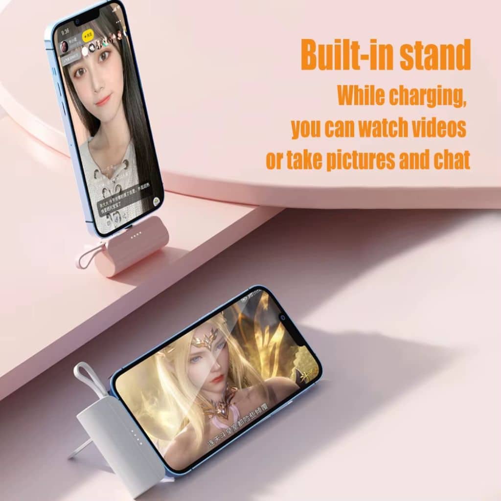 PowerBank 5000mAh et Support Telephone 2en1 – باور بانك - Électronique - صورة 7