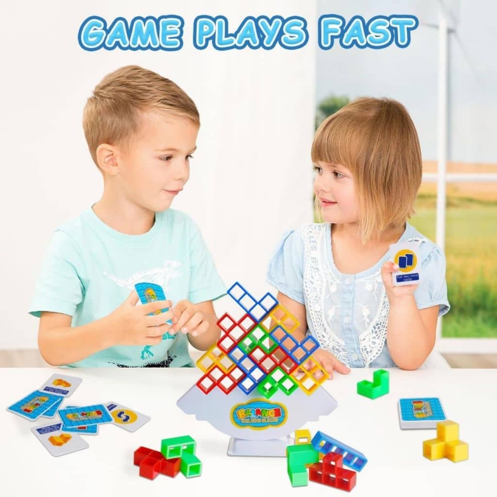 Jeu d'Équilibre Tetra Tower Balance Building Blocks – لعبة توازن  - Jouet & Gaming - صورة 6