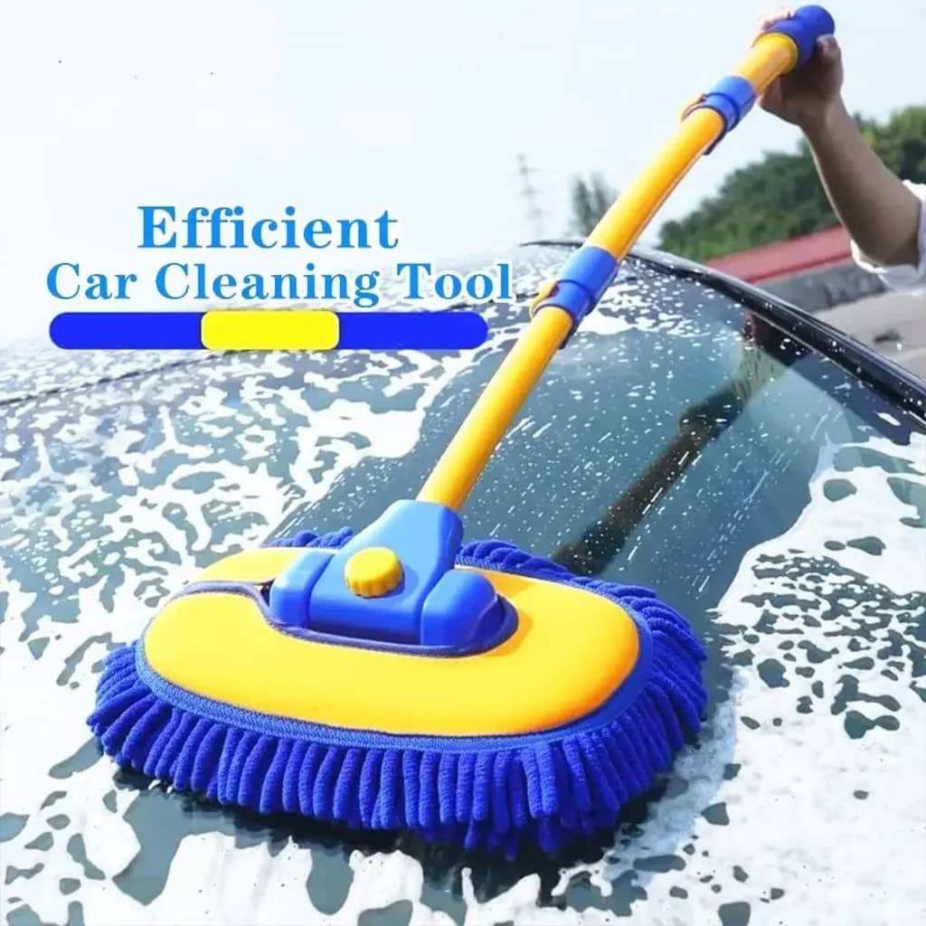 Brosse de lavage de voiture en Microfibre avec poignées extensibles – ممسحة سيارات - Accessoires Auto/Moto - صورة 2