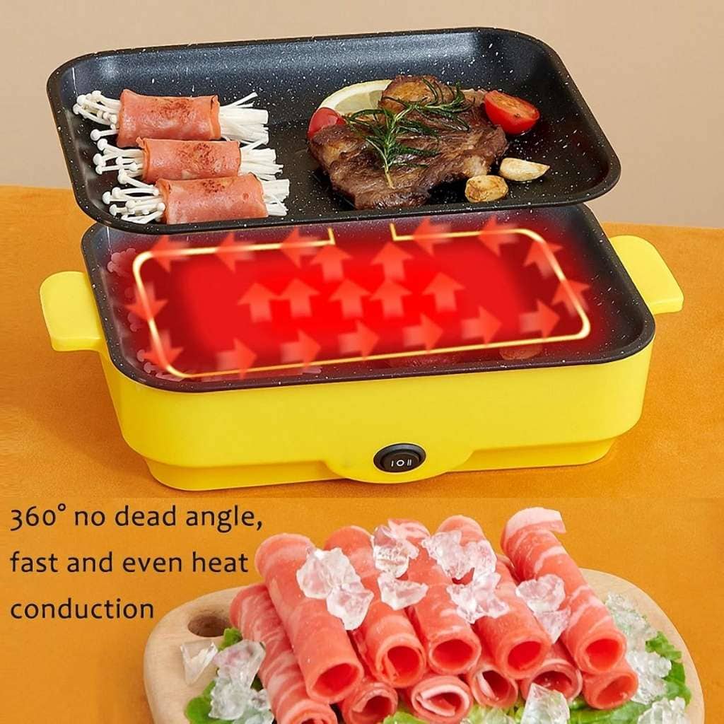 Gril Électrique et Barbecue Antiadhésif 30cm – شواية كهربائية مضادة للالتصاق - Cuisine - صورة 2