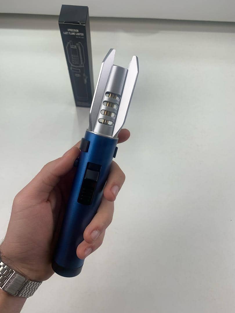 Briquet à flamme droite très puissant coupe-vent – موقد نار محمول - Outillage et Bricolage - صورة 9