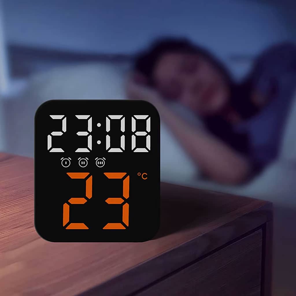Horloge Murale Électronique avec Température GH8015 – ساعة إلكترونية مع عرض درجة الحرارة - Électronique - صورة 5