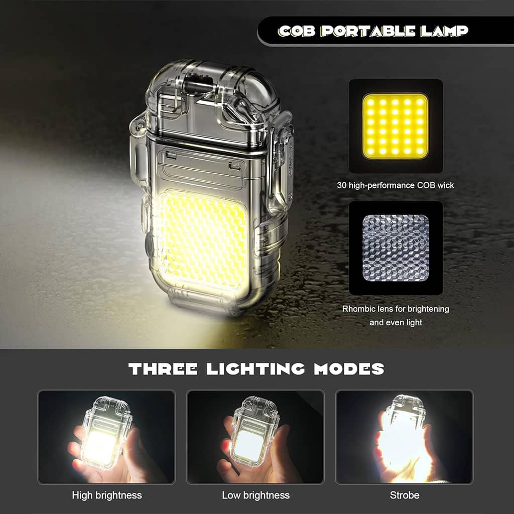 Bri-quet et Lampe Torche LED Portable – مصباح محمول مع ولا-عة - Électronique - صورة 3