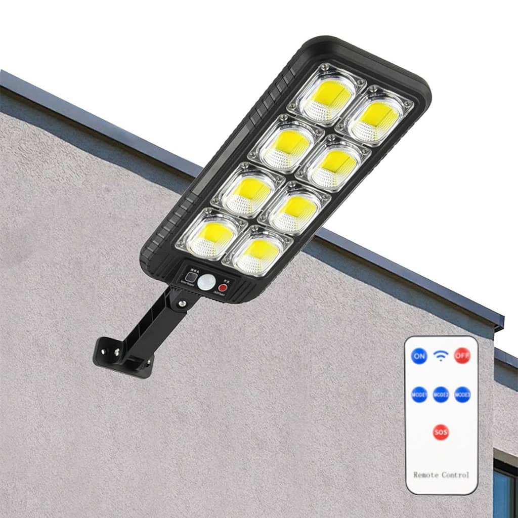 Lampadaires 144LED à énergie solaire étanche IP65 JX200 – مصباح خارجي يعمل بالطاقة الشمسية - Électronique - صورة 4