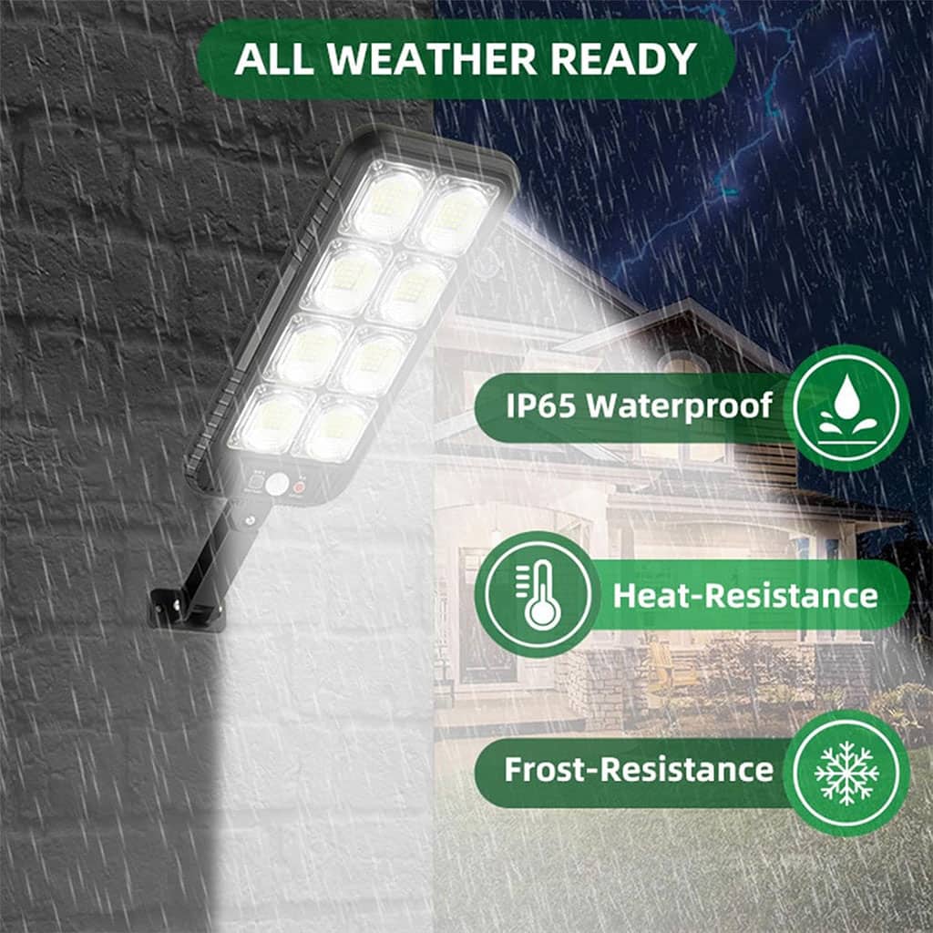 Lampadaires 144LED à énergie solaire étanche IP65 JX200 – مصباح خارجي يعمل بالطاقة الشمسية - Électronique - صورة 6