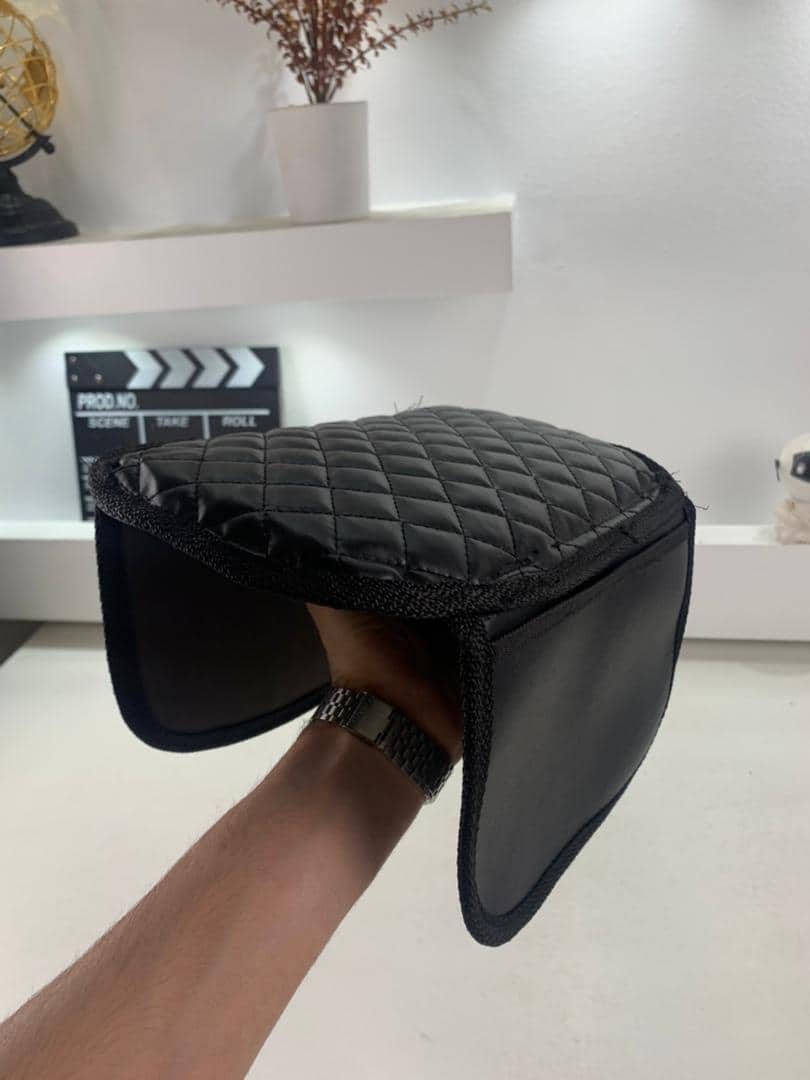 Housse fine pour Accoudoir de voiture en cuir avec 2 sacs de rangement - وسادة مسند الذراع في السيارة - Accessoires Auto/Moto - صورة 12