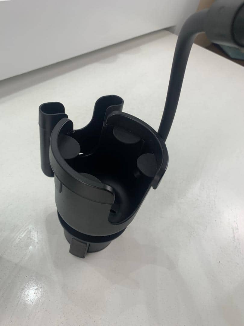 Support de téléphone pour voiture avec porte-gobelet rotation à 360° - حامل هواتف وأكواب في السيارة - Accessoires Auto/Moto - صورة 17