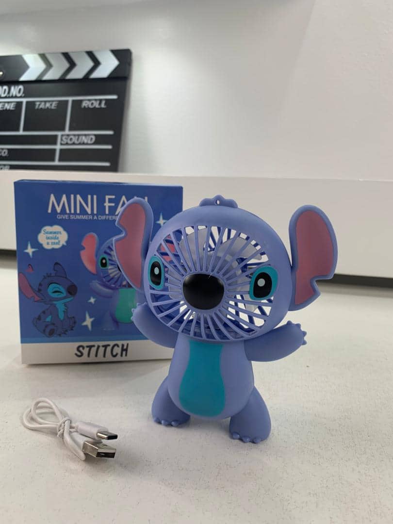 Mini Ventilateur USB Stitch – Design Mignon et Fonctionnel – مروحة محمولة - Électronique - صورة 5