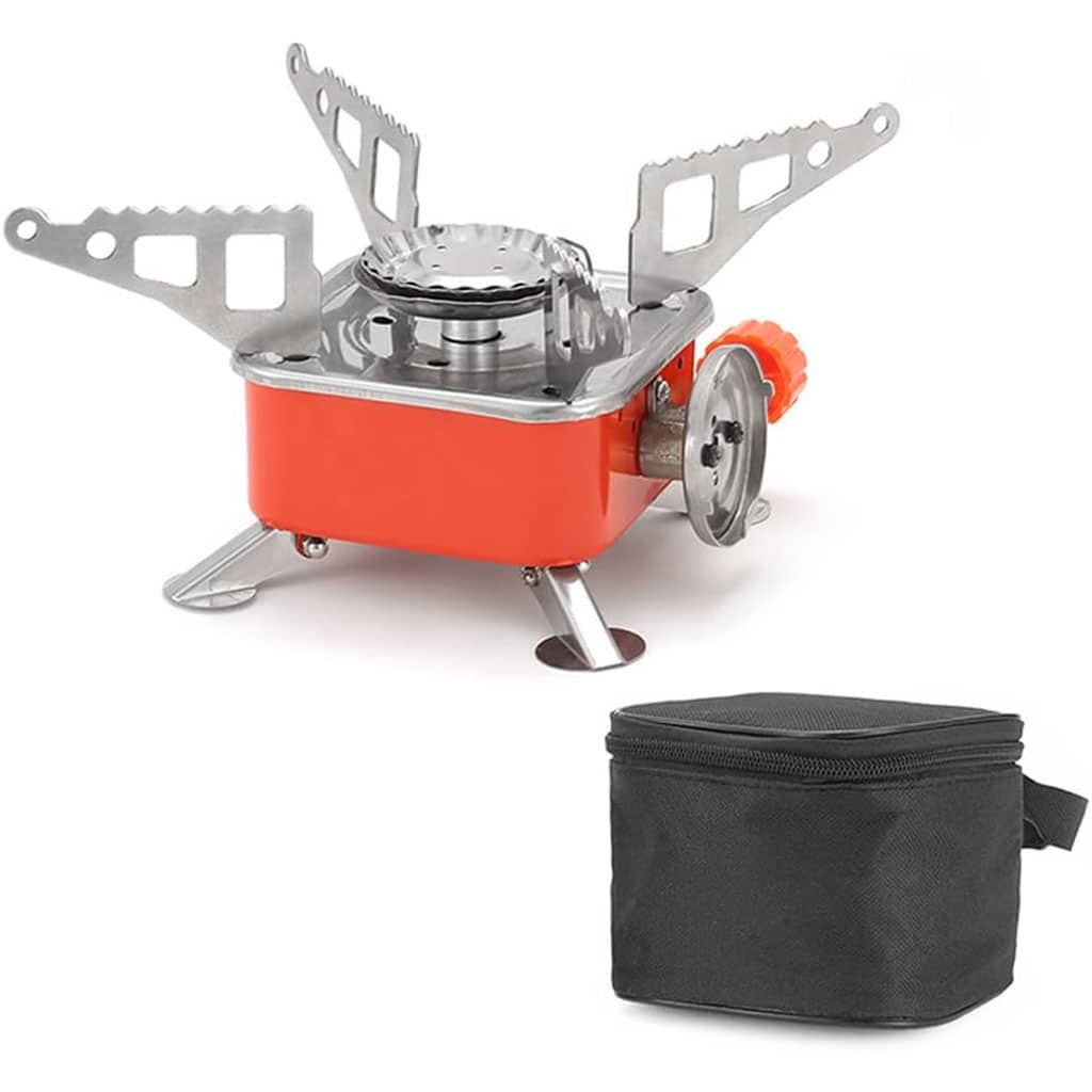 Mini réchaud à gaz pliable en métal pour camping – موقد غاز محمول - Camping et Randonnée - صورة 2