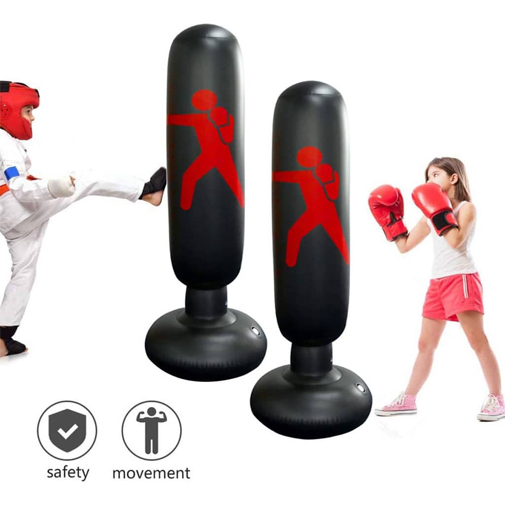 Sac de Boxe Gonflable sur Pied 160cm pour Enfants et Adultes – كيس ملاكمة قابل للنفخ - Sport - صورة 5