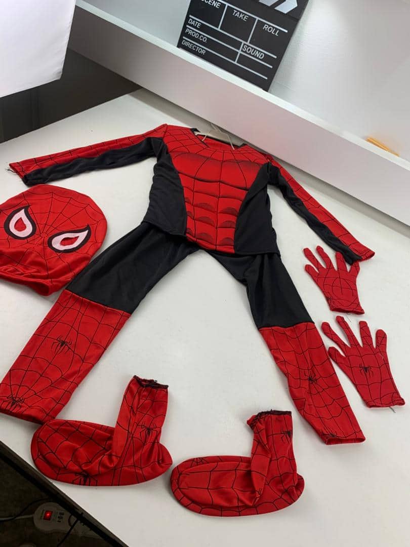 Tenue de Deguisement Spiderman Complet 5PCS Pour Enfants – بدلة سبايدرمان - Jouet & Gaming - صورة 3