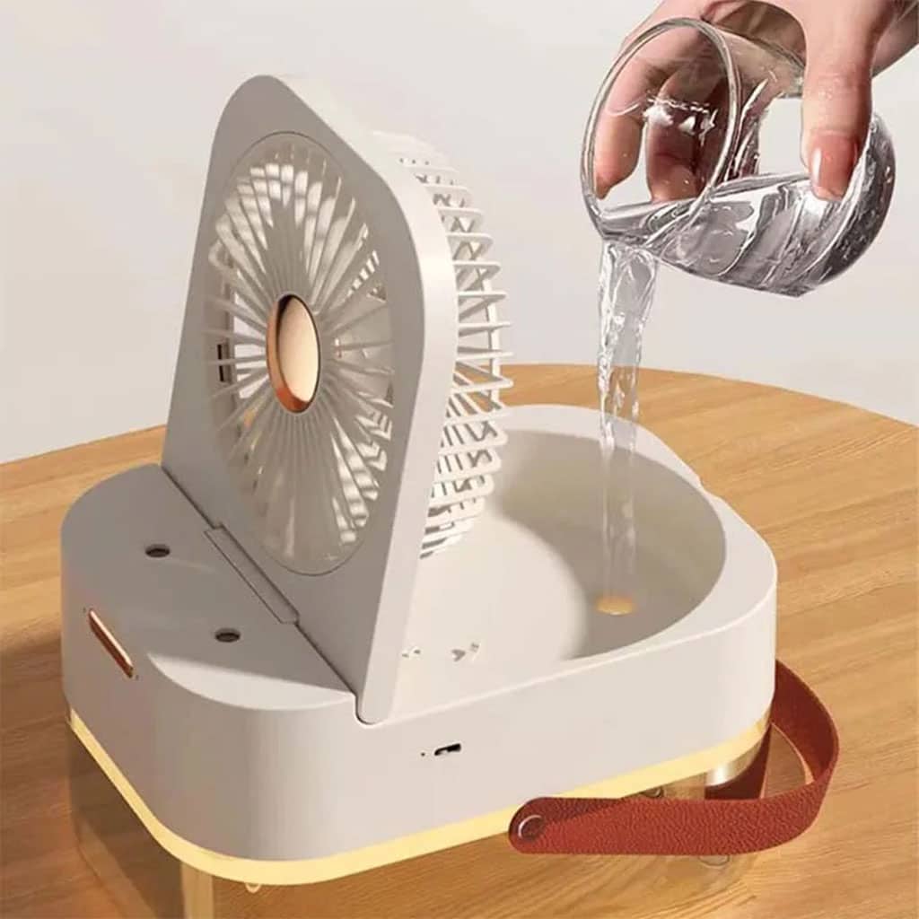 Ventilateur 3 Vitesses et Brumisateur avec Grand Réservoir – مروحة ومعطر جو 2في1 - Électronique - صورة 2