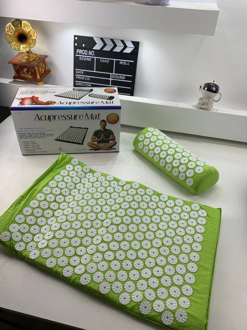 Coussin et Tapis Massage en Polymère d’acupression avec Sac de Rangement – بساط تدليك مع وسادة وحقيبة متنقلة - Sport - صورة 8