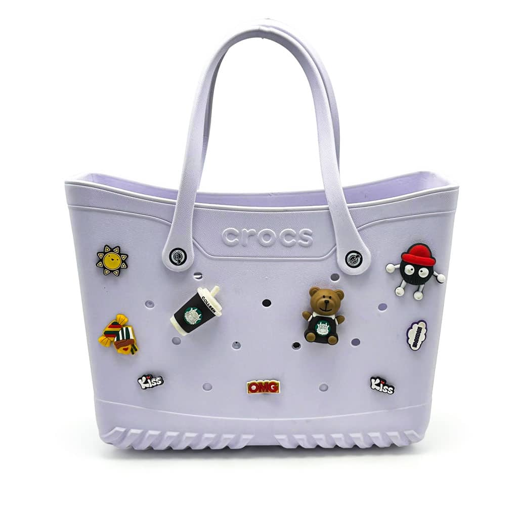 Crocs Sac fourre-tout de plage pour femmes imperméable – حقيبة نسائية للنزهات - Vacance & Loisir - صورة 4