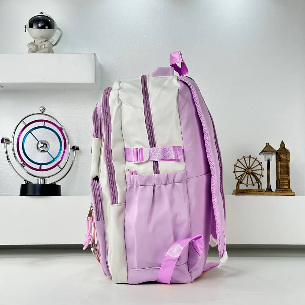 Sacs à dos d’école Style Décontracté Milkshake Mauve – حقيبة ظهر مدرسية بنفسجي - Sac à dos et Mode - صورة 3