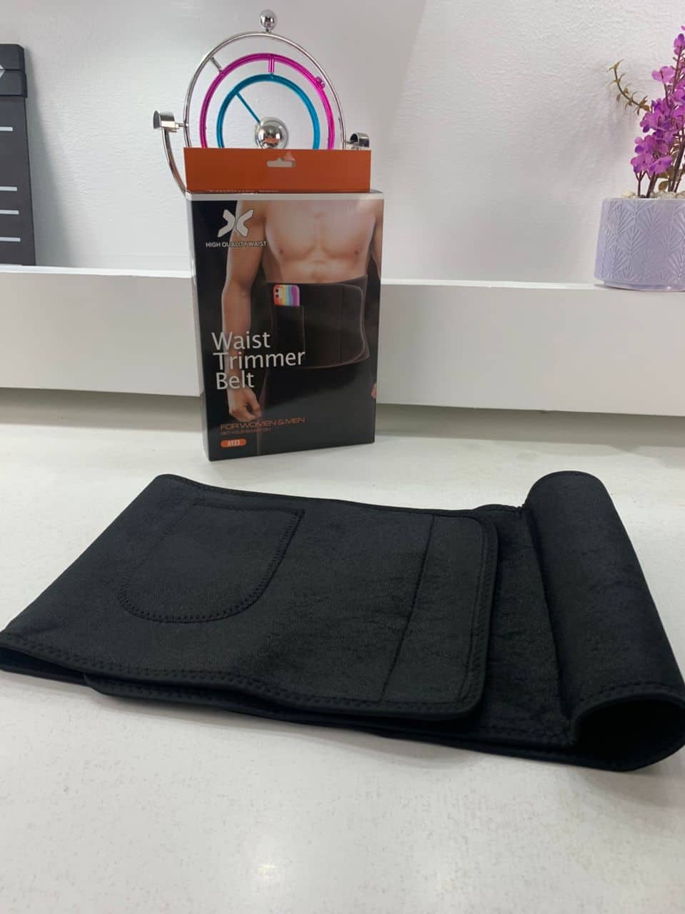 Ceinture de sudation pour Homme et Femme avec Poche Extérieure – حزام تنحيف - Sport - صورة 8