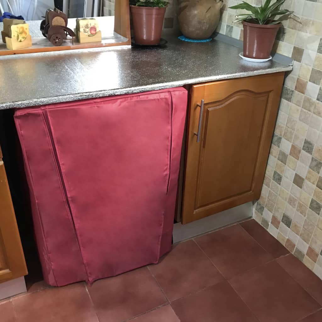 Housse Machine à Laver avec Fermeture Eclair 84×60×60cm - Maison - صورة 3