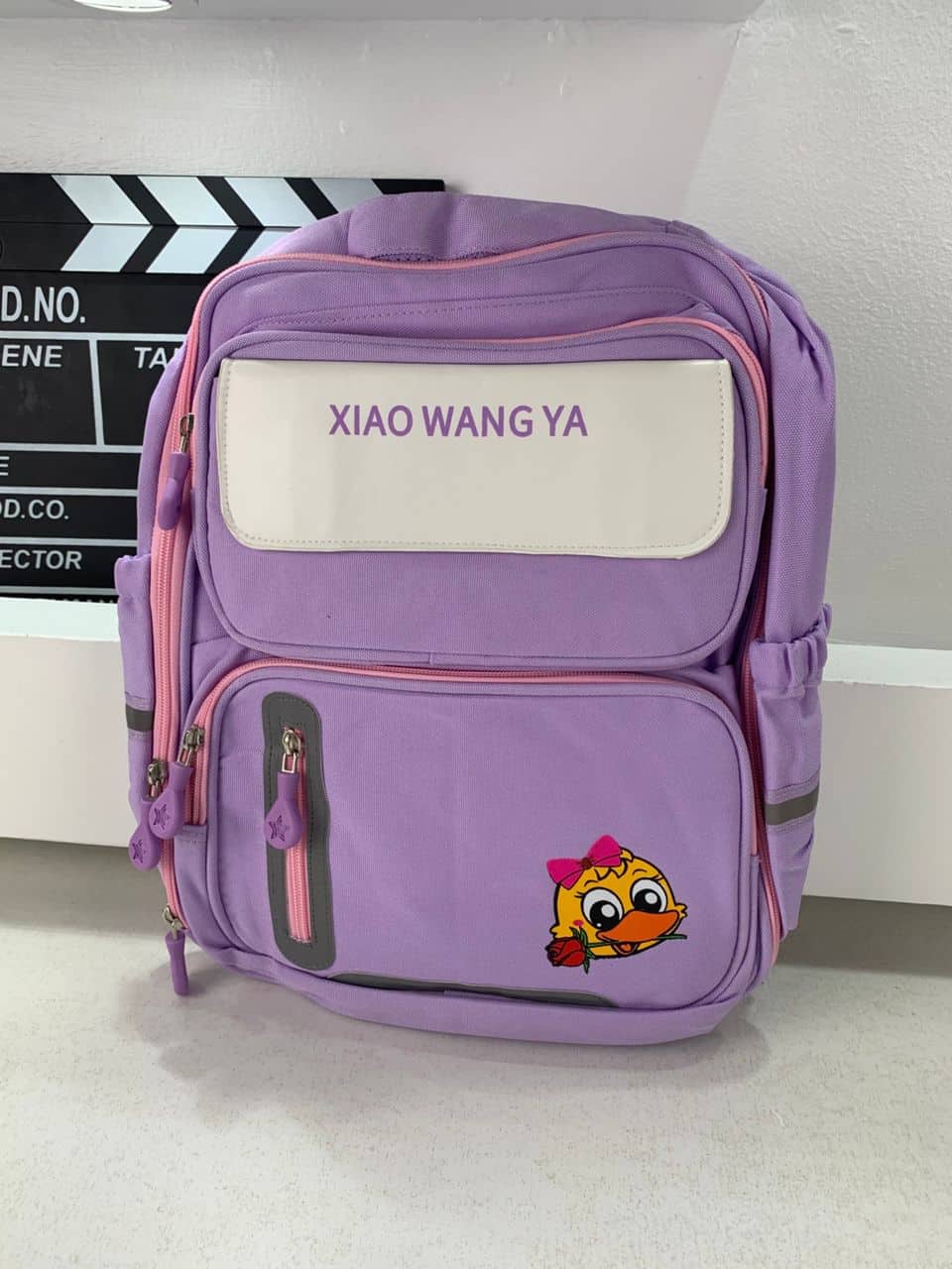 Sac à Dos Scolaire Orthopédique pour Enfants Xiao Wang Ya Mauve – محفظة مدرسية للأطفال بنفسجي - Sac à dos et Mode - صورة 4