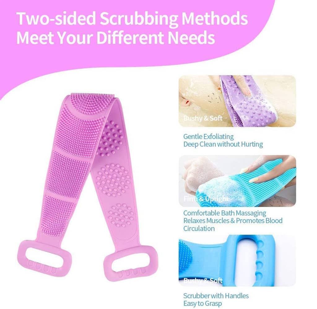 Brosse de Bain en Silicone pour Nettoyer le Corps – فرشاة الإستحمام من السيليكون - Maison - صورة 2