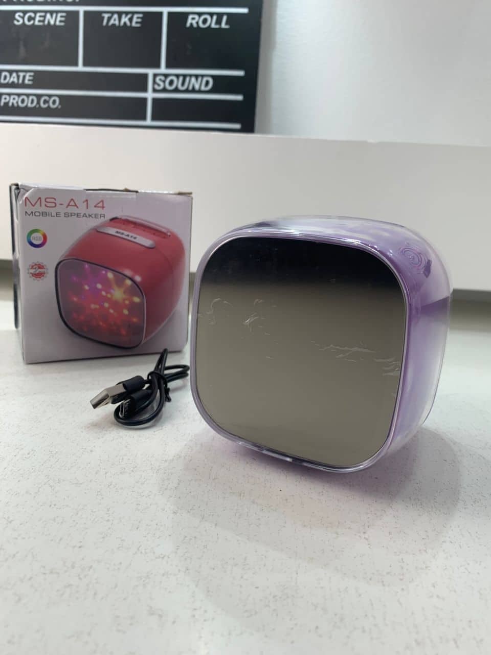 مكبر صوت محمول – Haut-parleur Mobile MS-A14 Son Puissant et Éclairage RGB Dynamique - Électronique - صورة 5