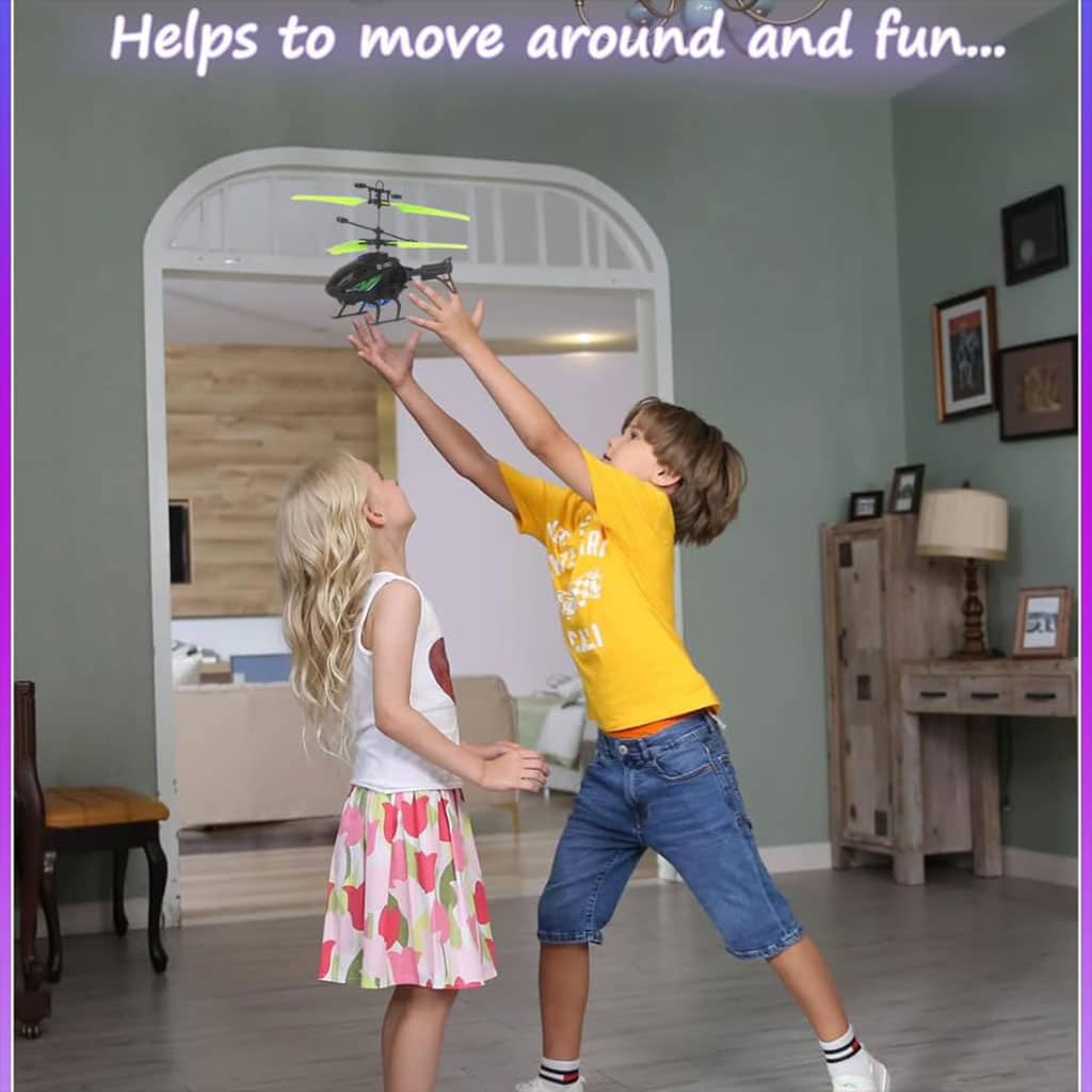 Hélicoptère Rechargeable avec Capteur Infrarouge pour Enfants – طائرة هيليكوبتر لاسلكية للأطفال - Jouet & Gaming - صورة 4