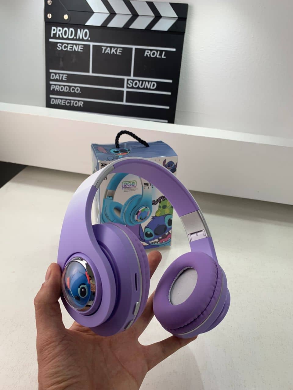 Casque Audio Design Stitch pour Enfants avec Connexion Bluetooth, USB et Carte TF – سماعات رأس للأطفال ستيتش - Électronique - صورة 9