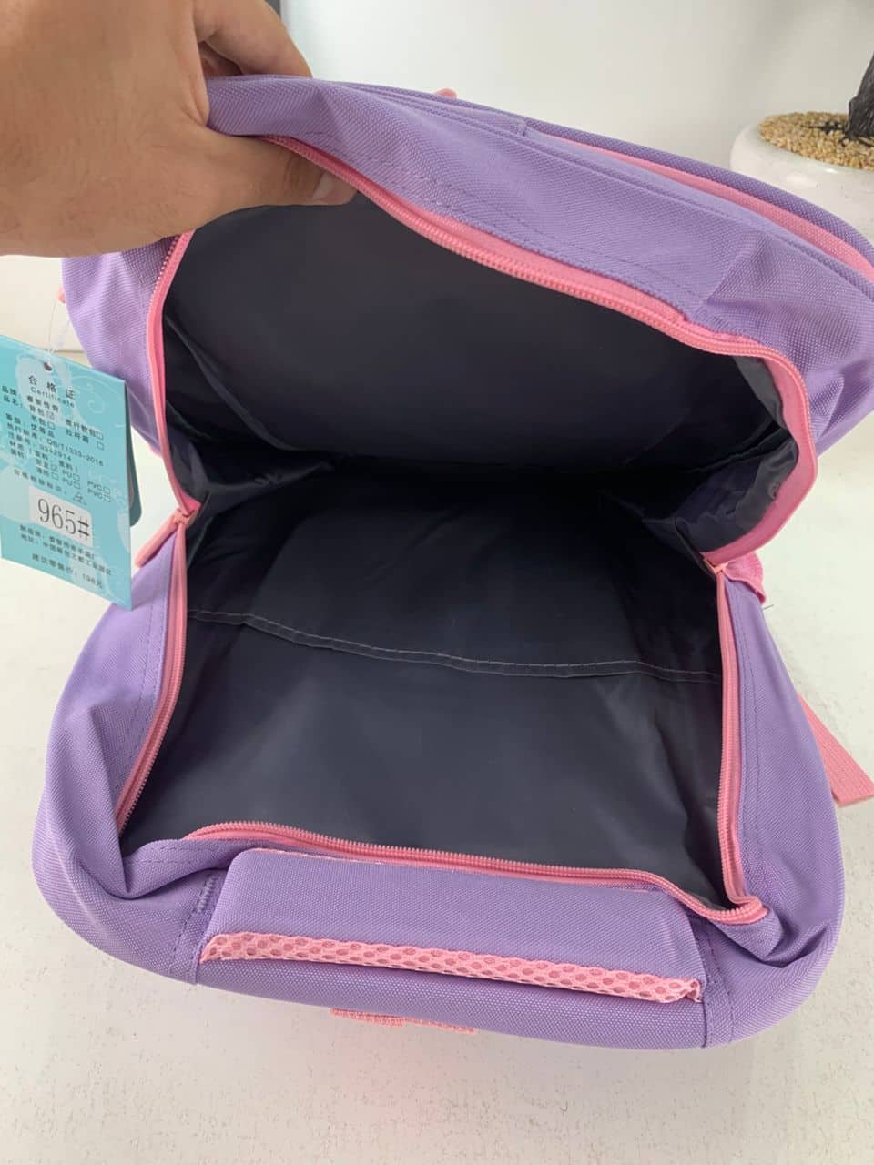 Sac à Dos Enfant Space Design Ludique Multi-Poches Mauve – حقيبة مدرسية للأطفال لون بنفسجي - Sac à dos et Mode - صورة 6